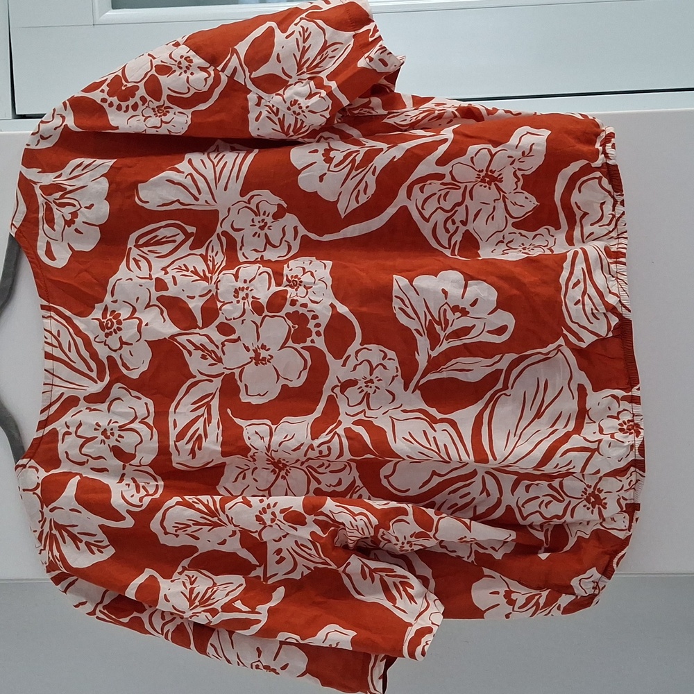 a.n.a Womens V Neck Short Sleeve Wrap Shirt - Picture 3 of 11